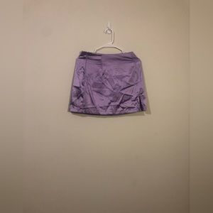 Purple Silky Skirt!